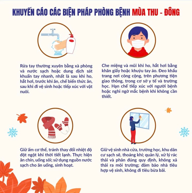 UBND xã Thường Tín khuyến cáo Nhân dân chủ động phòng, chống dịch bệnh mùa Thu - Đông- Ảnh 1.