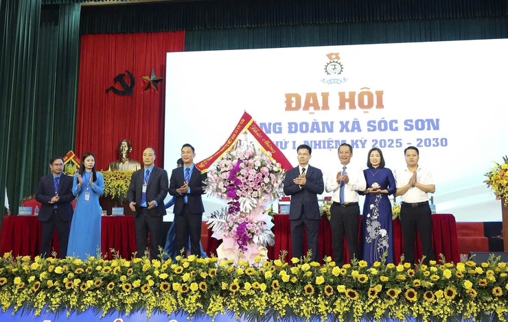 ĐẠI HỘI CÔNG ĐOÀN XÃ SÓC SƠN LẦN THỨ I, NHIỆM KỲ 2025-2030: ĐOÀN KẾT – DÂN CHỦ - KỶ CƯƠNG - PHÁT TRIỂN- Ảnh 2.