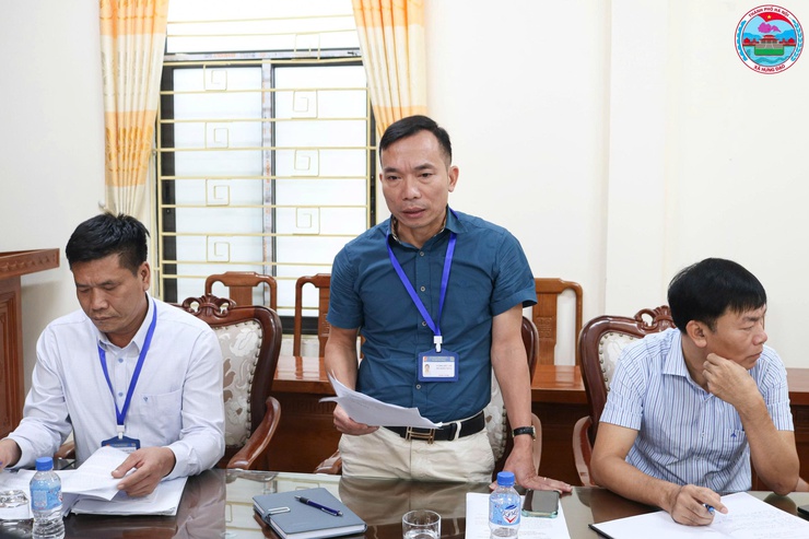 BAN KINH TẾ - NGÂN SÁCH HĐND XÃ HƯNG ĐẠO TRIỂN KHAI GIÁM SÁT CÔNG TÁC BẢO VỆ MÔI TRƯỜNG NĂM 2025- Ảnh 3.