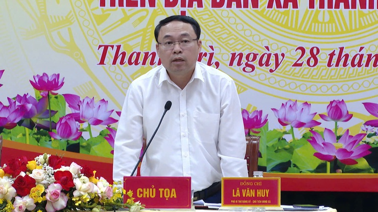 Đối thoại định kỳ giữa người đứng đầu cấp ủy, chính quyền xã Thanh Trì với MTTQ, các tổ chức chính trị xã hội và nhân dân trên địa bàn xã- Ảnh 4.