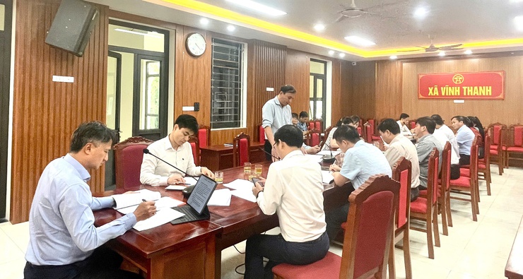 BAN CHỈ ĐẠO THỰC HIỆN NGHỊ QUYẾT 57-NQ/TW XÃ VĨNH THANH TỔ CHỨC HỘI NGHỊ GIAO BAN THÁNG 10 NĂM 2025- Ảnh 2.
