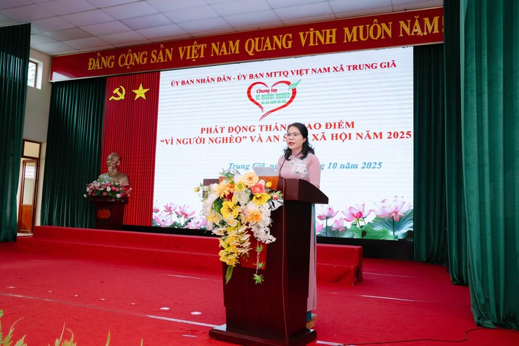 TRUNG GIÃ PHÁT ĐỘNG THÁNG CAO ĐIỂM “VÌ NGƯỜI NGHÈO” VÀ AN SINH XÃ HỘI NĂM 2025- Ảnh 2.