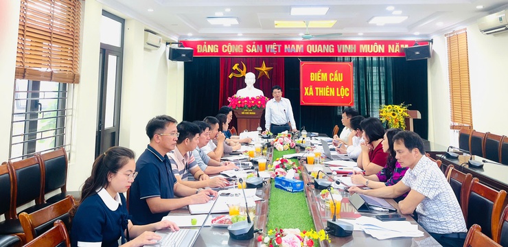 Thường trực HĐND xã Thiên Lộc tổ chức phiên họp thường kỳ tháng 10/2025- Ảnh 1.