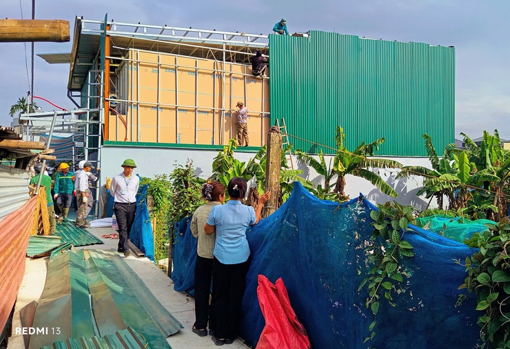 UBND xã Tam Hưng tổ chức cưỡng chế, buộc thực hiện biện pháp khắc phục hậu quả các công trình vi phạm trật tự xây dựng- Ảnh 13.