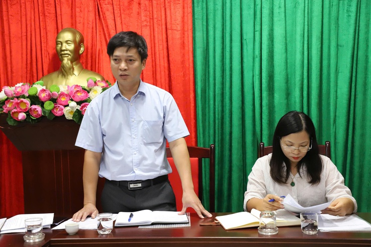 XÃ HỒNG VÂN TỔ CHỨC HỘI NGHỊ TRIỂN KHAI KẾ HOẠCH ĐẠI HỘI THỂ DỤC THỂ THAO XÃ LẦN THỨ I NĂM 2025- Ảnh 4.