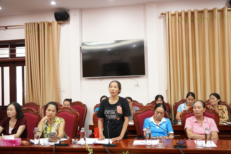 Hội LHPN phường Chương Mỹ  lan tỏa hình ảnh người phụ nữ Thủ đô "Trung hậu - Sáng tạo - Đảm đang - Thanh lịch" chào mừng kỷ niệm 95 năm thành lập Hội LHPN Việt Nam - Ảnh 5.