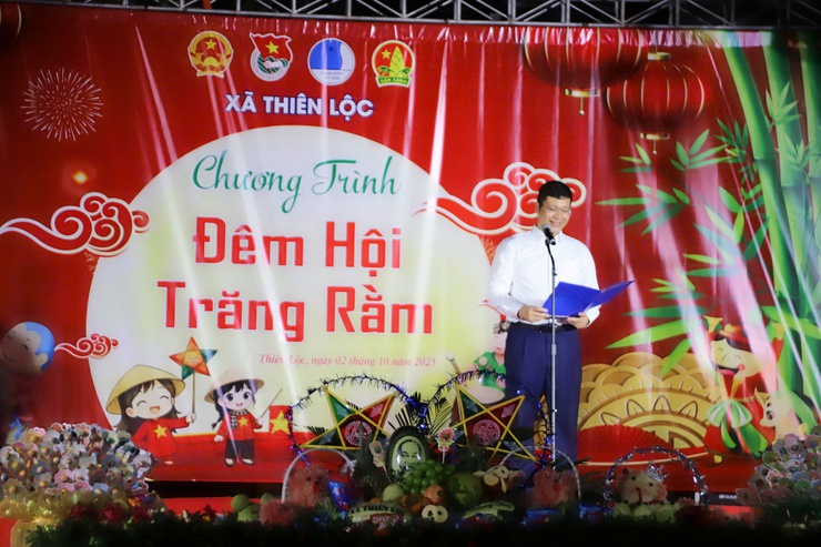 Xã Thiên Lộc tổ chức Đêm hội trăng rằm, vui Tết Trung thu cho trẻ em- Ảnh 4.