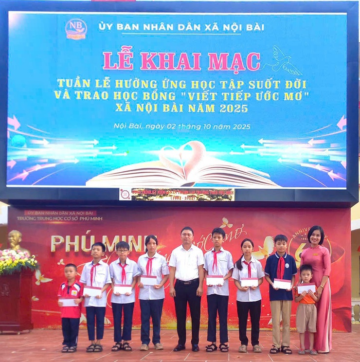 XÃ NỘI BÀI TỔ CHỨC LỄ PHÁT ĐỘNG TUẦN LỄ HỌC TẬP SUỐT ĐỜI NĂM 2025- Ảnh 4.