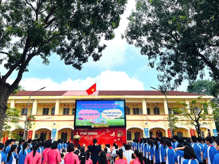 XÃ NỘI BÀI TỔ CHỨC LỄ PHÁT ĐỘNG TUẦN LỄ HỌC TẬP SUỐT ĐỜI NĂM 2025- Ảnh 1.