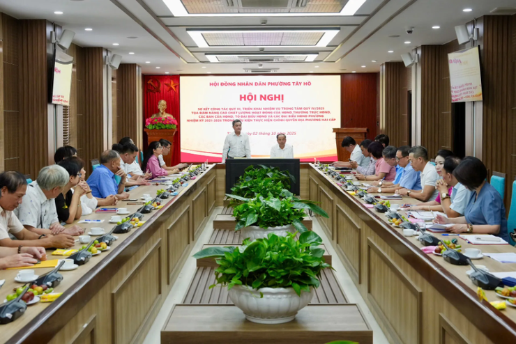 Tây Hồ: nâng cao chất lượng hoạt động HĐND trong thực hiện chính quyền địa phương hai cấp- Ảnh 1.