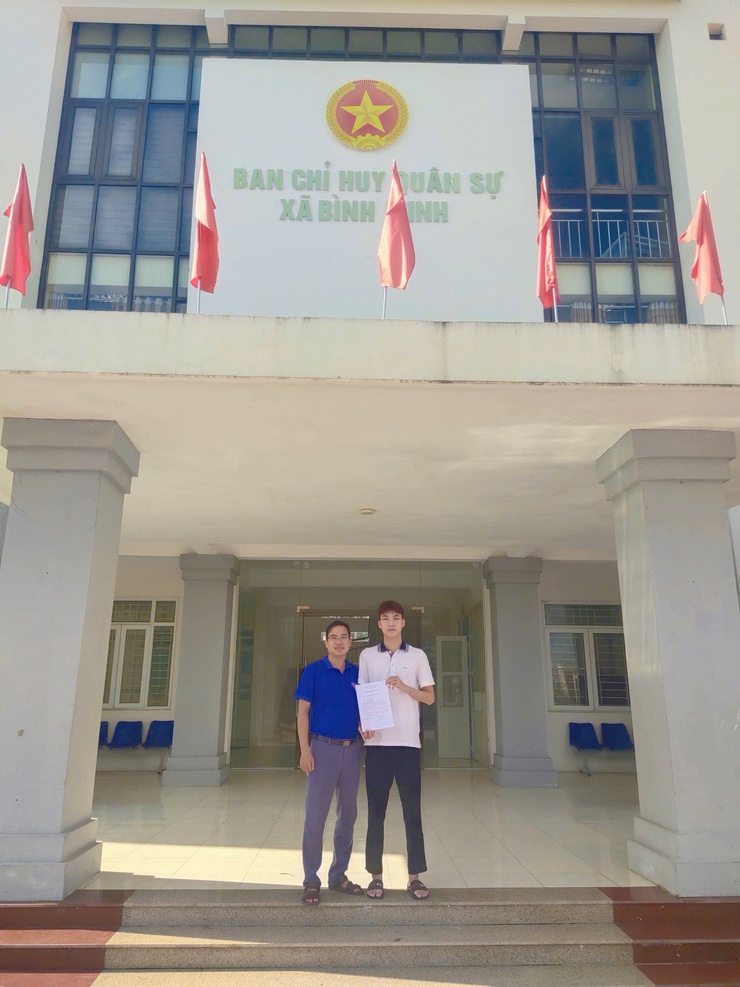 Xã Bình Minh: 8 thanh niên viết đơn tình nguyện ngập ngũ năm 2026- Ảnh 5.