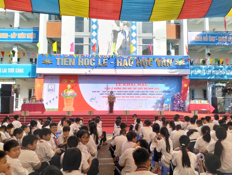 Phường Kiến Hưng long trọng tổ chức Lễ khai mạc "Tuần lễ hưởng ứng học tập suốt đời năm 2025 "- Ảnh 4.