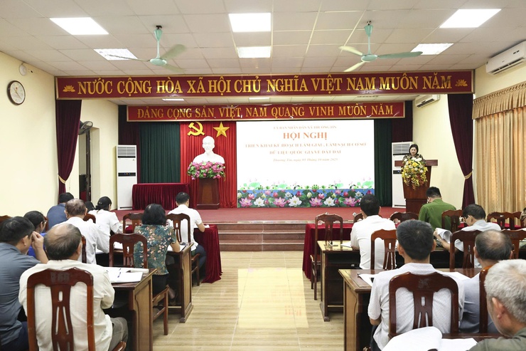 Xã Thường Tín thực hiện Kế hoạch làm giàu, làm sạch cơ sở dữ liệu Quốc gia về đất đai.- Ảnh 4.