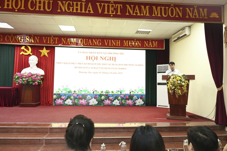 Xã Thường Tín triển khai công tác thu thuế sử dụng đất phi nông nghiệp năm 2025- Ảnh 1.