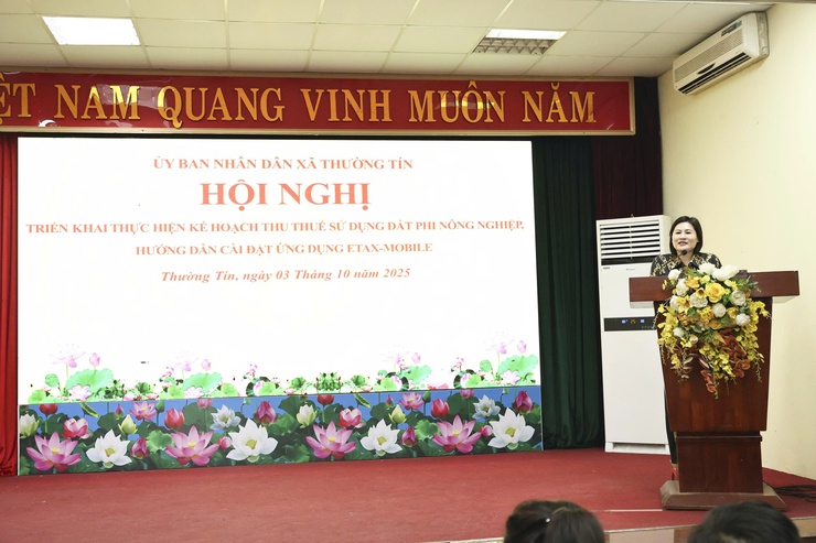 Xã Thường Tín triển khai công tác thu thuế sử dụng đất phi nông nghiệp năm 2025- Ảnh 2.