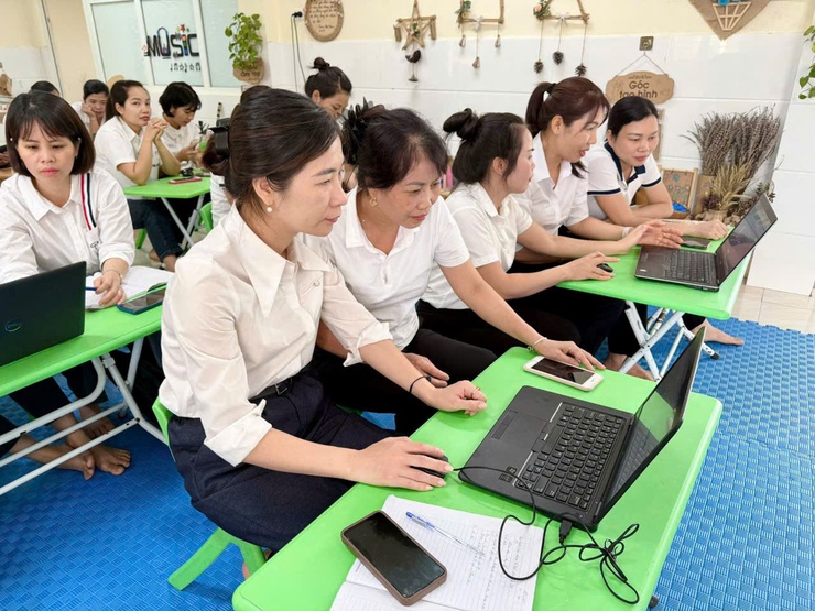 Các nhà trường hưởng ứng tháng hành động chuyển đổi số Quốc gia- Ảnh 1.