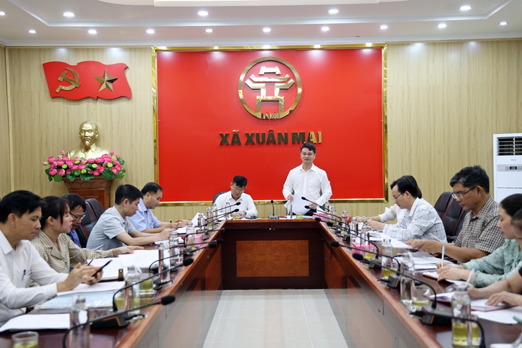Xuân Mai kiểm điểm tiến độ công tác bầu cử trưởng thôn nhiệm kỳ 2025 – 2028- Ảnh 7.