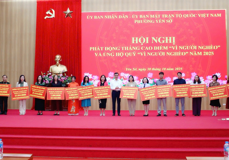 Phường Yên Sở chung tay vì người nghèo- Ảnh 1.