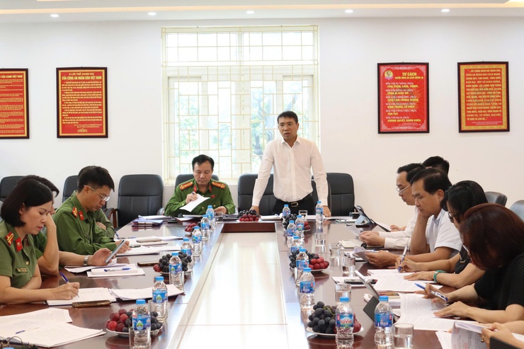 Chủ tịch UBND phường Nguyễn Thanh Bình làm việc với công an phường- Ảnh 5.