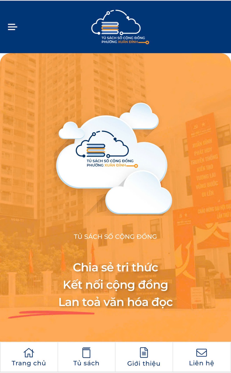 TỦ SÁCH SỐ CỘNG ĐỒNG PHƯỜNG XUÂN ĐỈNH SẴN SÀNG CHO NGÀY KHAI TRƯƠNG- Ảnh 5.