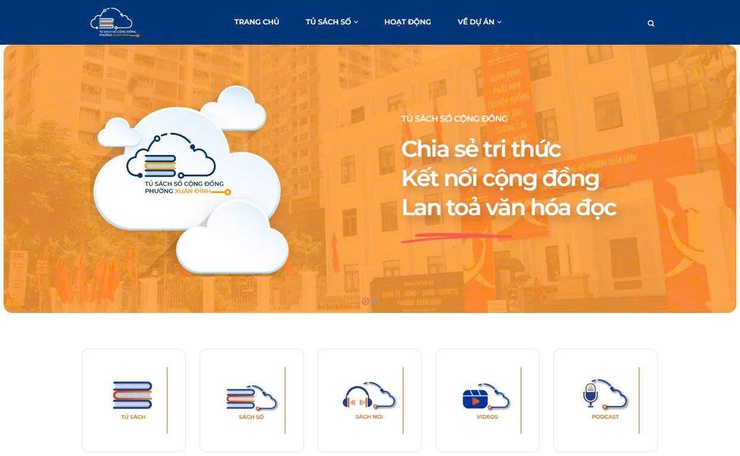 TỦ SÁCH SỐ CỘNG ĐỒNG PHƯỜNG XUÂN ĐỈNH SẴN SÀNG CHO NGÀY KHAI TRƯƠNG- Ảnh 4.