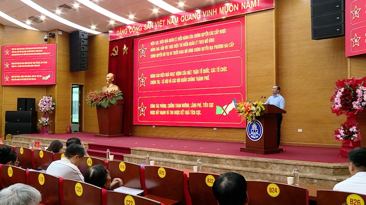 Đảng ủy phường Đống Đa: Thông tin kết quả Đại hội Đại biểu Đảng bộ thành phố Hà Nội lần thứ XVIII, nhiệm kỳ 2025-2030; quán triệt và triển khai kế hoạch thực hiện Chỉ thị số 46-CT/TW của Bộ Chính trị- Ảnh 1.