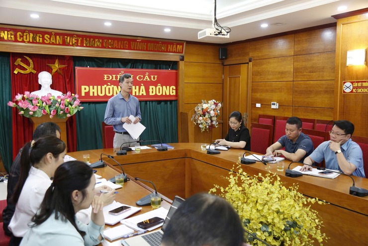 Phường Hà Đông làm việc với các hộ tiểu thương kinh doanh tại chợ Xanh Văn Quán - Yên Phúc- Ảnh 4.