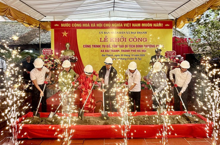 Lễ khởi công công trình tu bổ tôn tạo đình làng Thượng Phúc xã Đại Thanh- Ảnh 3.