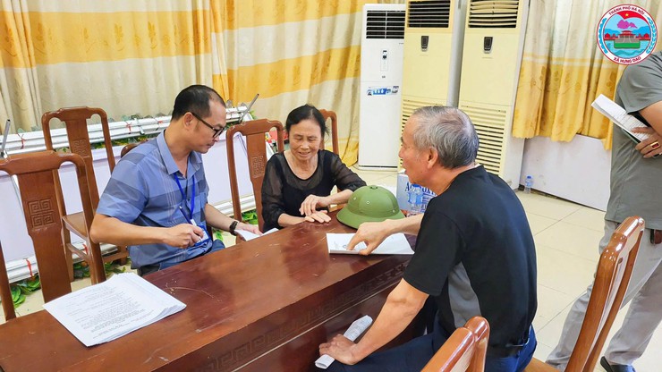 HỘI NGHỊ THÔNG BÁO KẾ HOẠCH THU HỒI ĐẤT, BỒI THƯỜNG, HỖ TRỢ, TÁI ĐỊNH CƯ DỰ ÁN TRƯỜNG THPT CAO BÁ QUÁT – QUỐC OAI- Ảnh 6.