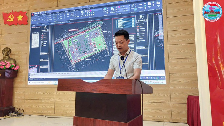 HỘI NGHỊ THÔNG BÁO KẾ HOẠCH THU HỒI ĐẤT, BỒI THƯỜNG, HỖ TRỢ, TÁI ĐỊNH CƯ DỰ ÁN TRƯỜNG THPT CAO BÁ QUÁT – QUỐC OAI- Ảnh 3.