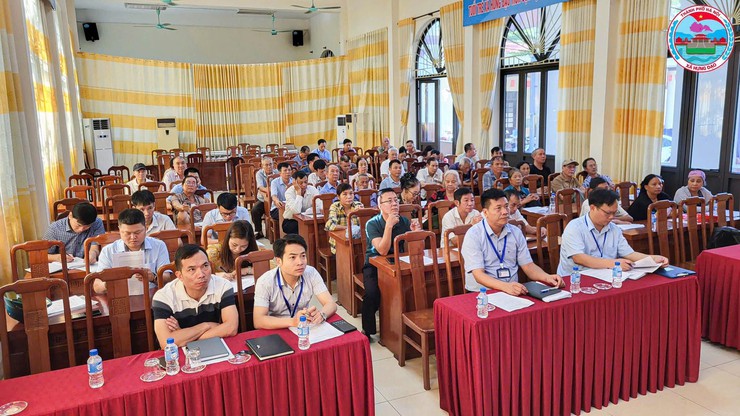 HỘI NGHỊ THÔNG BÁO KẾ HOẠCH THU HỒI ĐẤT, BỒI THƯỜNG, HỖ TRỢ, TÁI ĐỊNH CƯ DỰ ÁN TRƯỜNG THPT CAO BÁ QUÁT – QUỐC OAI- Ảnh 1.