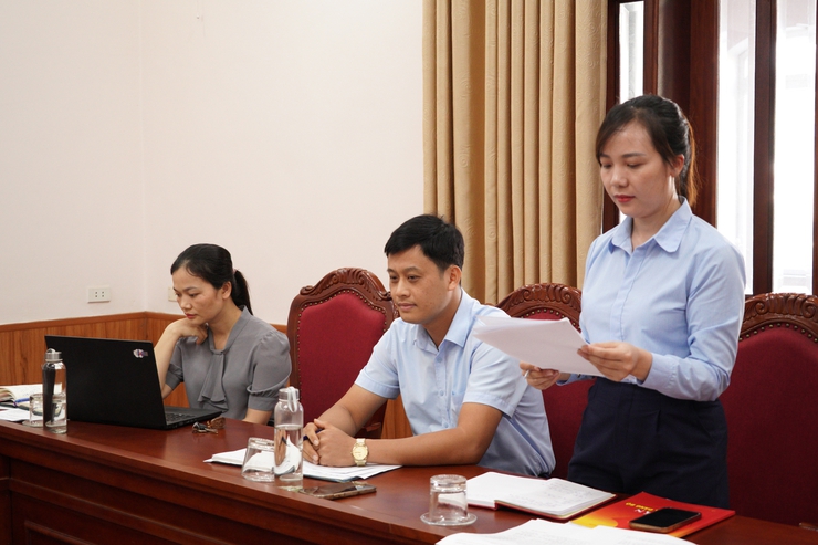 Chi bộ Văn phòng, Đảng ủy các cơ quan Đảng phường Chương Mỹ tổ chức sinh hoạt chuyên đề “Nâng cao chất lượng tham mưu và ứng dụng công nghệ thông tin, chuyển đổi số của Văn phòng Đảng ủy phường Chương Mỹ”- Ảnh 6.