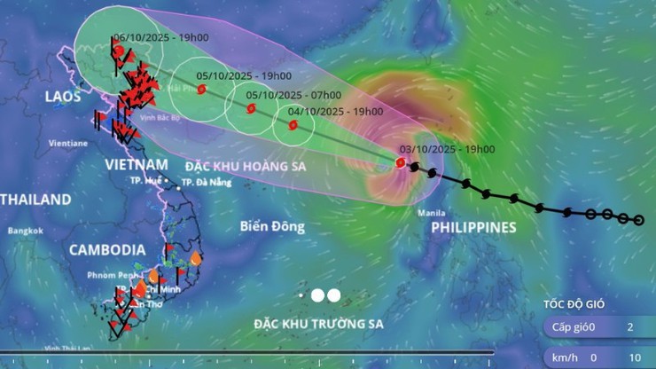 Phường Dương Nội triển khai phương án phòng, chống bão số 11 theo phương châm bốn tại chỗ- Ảnh 1.