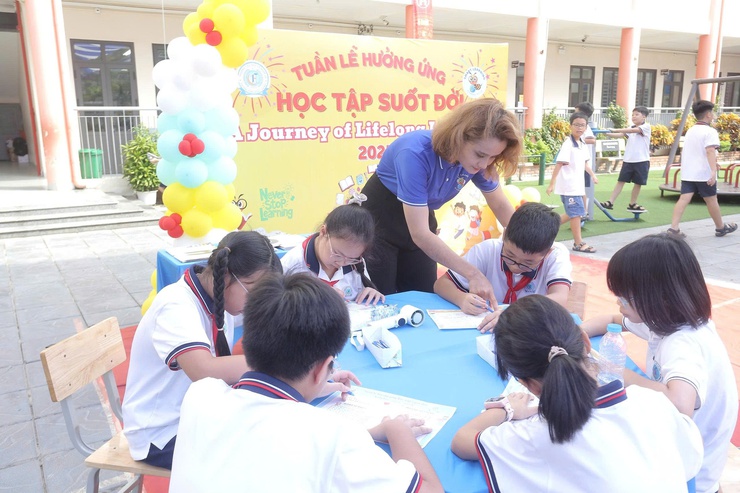 PHƯỜNG ĐÔNG NGẠC PHÁT ĐỘNG TUẦN LỄ HƯỞNG ỨNG HỌC TẬP SUỐT ĐỜI NĂM 2025- Ảnh 5.