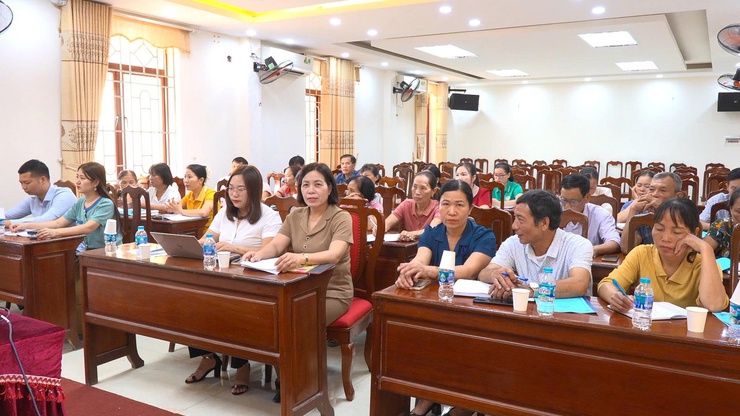 Hội Nông dân xã tổng kết công tác tổ chức Đại hội đại biểu Hội Nông dân xã nhiệm kỳ 2025-2030- Ảnh 2.