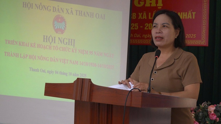Hội Nông dân xã tổng kết công tác tổ chức Đại hội đại biểu Hội Nông dân xã nhiệm kỳ 2025-2030- Ảnh 3.