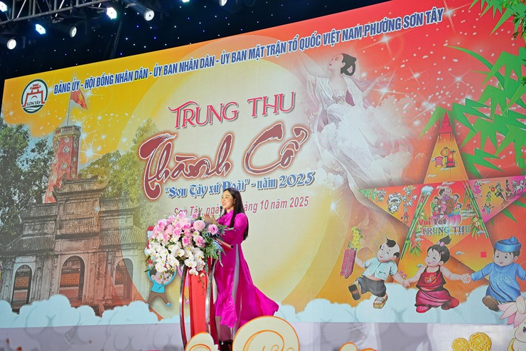 Sơn Tây tưng bừng "Đêm hội Trăng rằm – Trung thu Thành cổ, Sơn Tây xứ Đoài" năm 2025- Ảnh 1.
