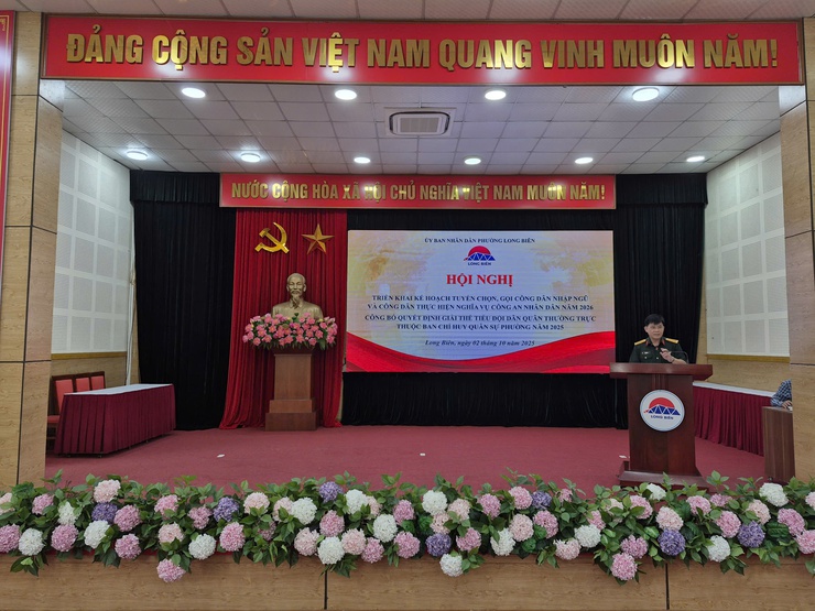 Long Biên triển khai kế hoạch tuyển quân năm 2026- Ảnh 3.