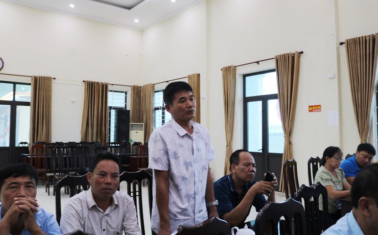 Đồng chí Nguyễn Trung Thành- Phó Bí thư Đảng ủy, Chủ tịch UBND xã Quốc Oai dự sinh hoạt chi bộ thường kỳ với Chi bộ thôn Quảng Yên- Ảnh 8.