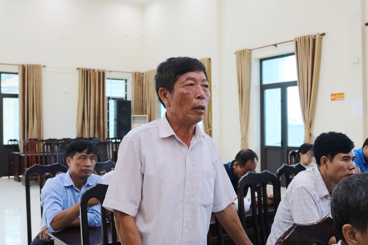 Đồng chí Nguyễn Trung Thành- Phó Bí thư Đảng ủy, Chủ tịch UBND xã Quốc Oai dự sinh hoạt chi bộ thường kỳ với Chi bộ thôn Quảng Yên- Ảnh 9.