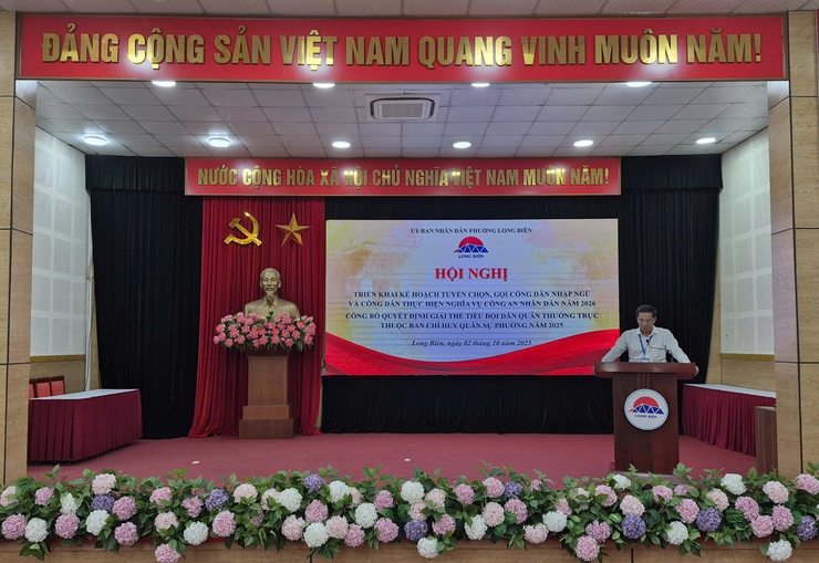 Long Biên triển khai kế hoạch tuyển quân năm 2026- Ảnh 4.