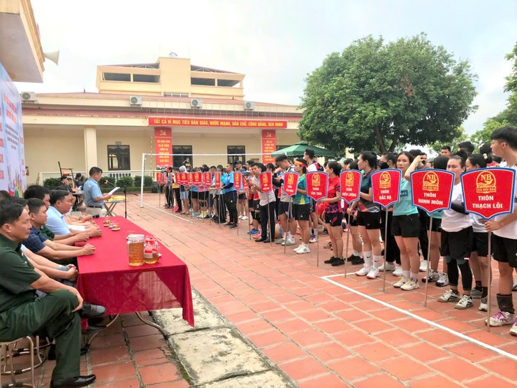 KHAI MẠC GIẢI THỂ THAO THÔN LÀNG XÃ NỘI BÀI LẦN THỨ NHẤT NĂM 2025- Ảnh 2.