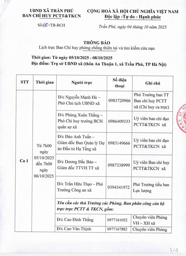 Thông báo - Ảnh 1.