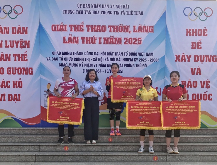 BẾ MẠC GIẢI THỂ THAO THÔN LÀNG XÃ NỘI BÀI NĂM 2025- Ảnh 3.