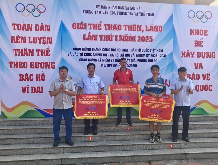 BẾ MẠC GIẢI THỂ THAO THÔN LÀNG XÃ NỘI BÀI NĂM 2025- Ảnh 5.