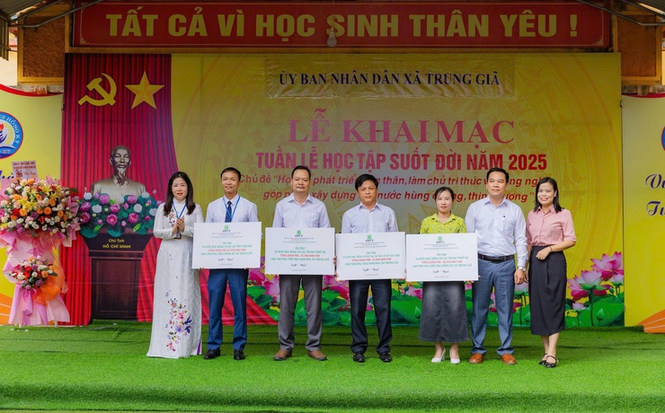 TRUNG GIÃ KHAI MẠC TUẦN LỄ HƯỞNG ỨNG HỌC TẬP SUỐT ĐỜI NĂM 2025- Ảnh 9.