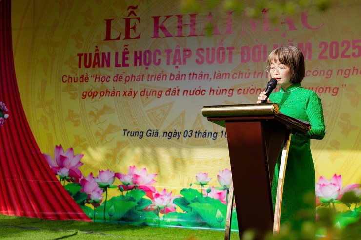 TRUNG GIÃ KHAI MẠC TUẦN LỄ HƯỞNG ỨNG HỌC TẬP SUỐT ĐỜI NĂM 2025- Ảnh 8.