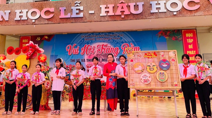 Tưng bừng “Vui hội Trăng rằm 2025” – sáng tạo hội thi vẽ và thiết kế mặt nạ trung thu tại Trường THCS Thạch Thán- Ảnh 15.