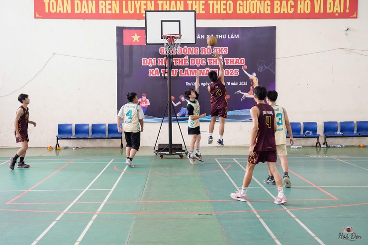 XÃ THƯ LÂM TỔ CHỨC THÀNH CÔNG GIẢI BÓNG RỔ 3X3 - ĐẠI HỘI TDTT NĂM 2025- Ảnh 9.