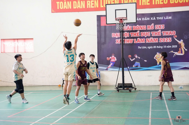 XÃ THƯ LÂM TỔ CHỨC THÀNH CÔNG GIẢI BÓNG RỔ 3X3 - ĐẠI HỘI TDTT NĂM 2025- Ảnh 10.
